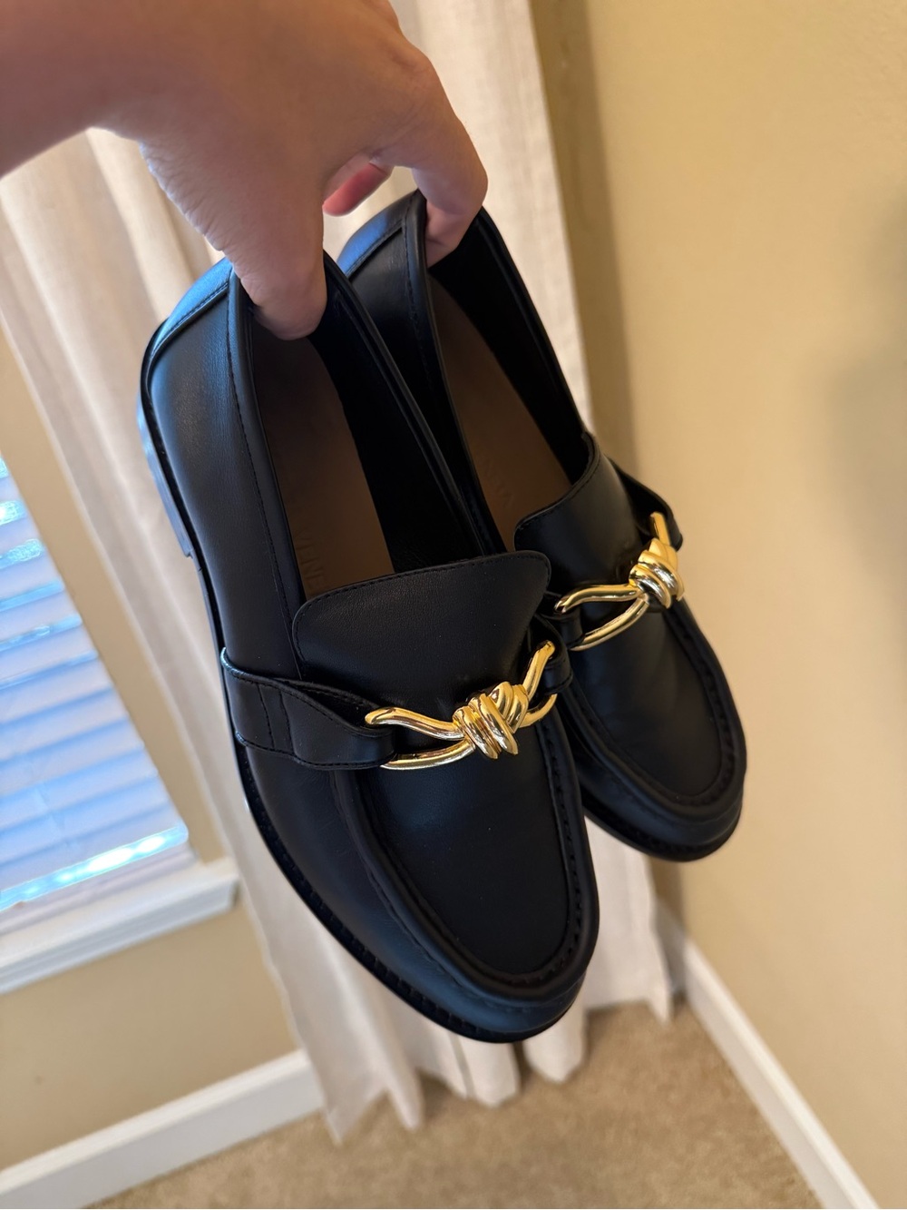Bottega Veneta astaire loafers 38